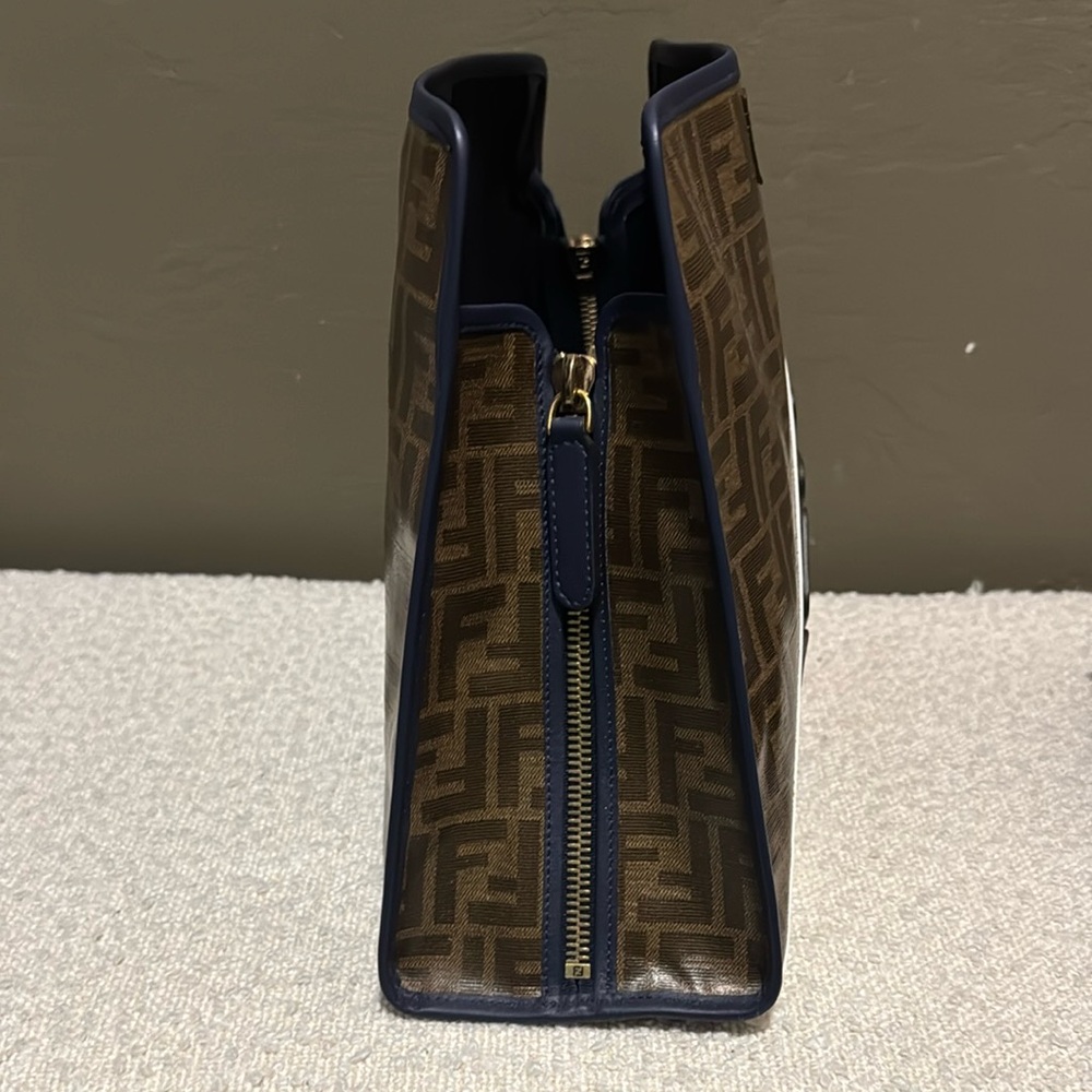 Authentic Fendi x FILA FendiMania Zucca Logo Clutch Pouch w/ COA & Dust Bag - Picture 4 of 11